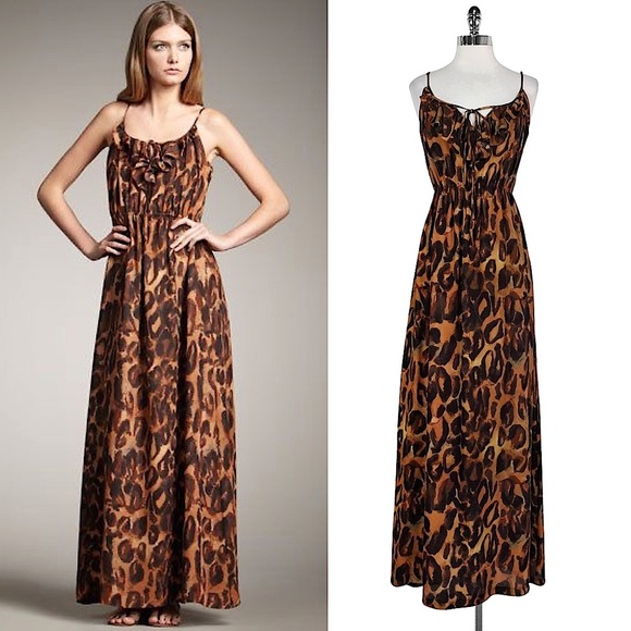 Theory Dresses & Skirts - Theory Edeva Jungle Silk Maxi Dress
